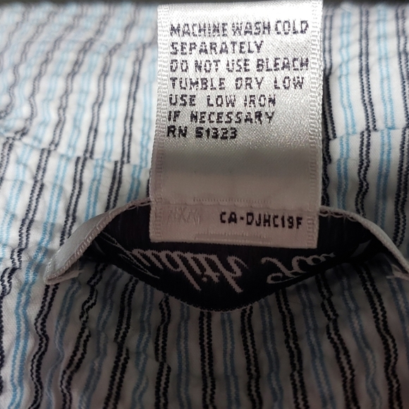 JUDITH HART- Seersucker Blue Blazer/ Jacket, Sz 8 - Picture 7 of 8